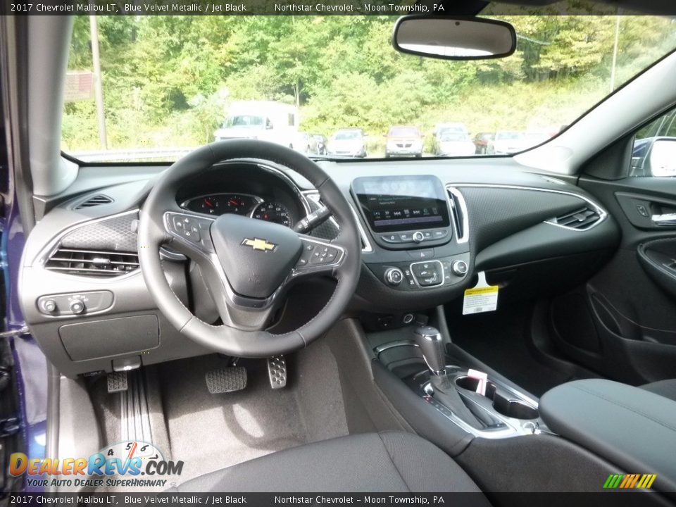 2017 Chevrolet Malibu LT Blue Velvet Metallic / Jet Black Photo #12
