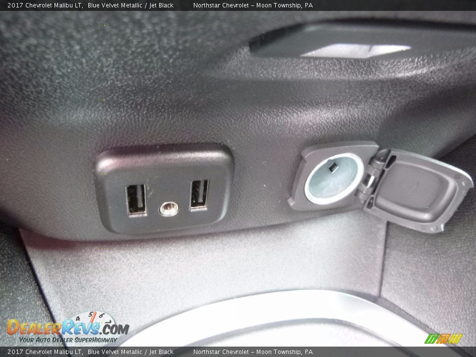 2017 Chevrolet Malibu LT Blue Velvet Metallic / Jet Black Photo #18