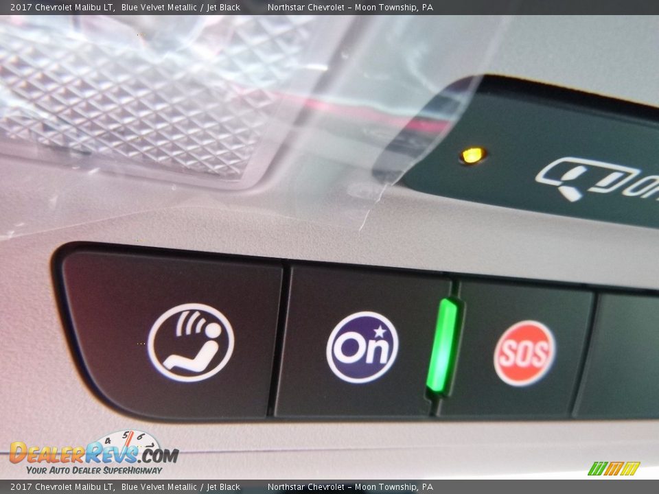 2017 Chevrolet Malibu LT Blue Velvet Metallic / Jet Black Photo #19