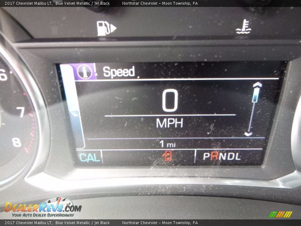 2017 Chevrolet Malibu LT Blue Velvet Metallic / Jet Black Photo #20
