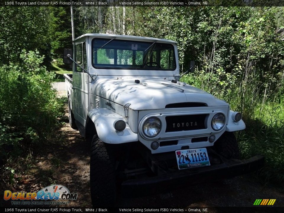 Front 3/4 View of 1968 Toyota Land Cruiser FJ45 Pickup Truck Photo #1