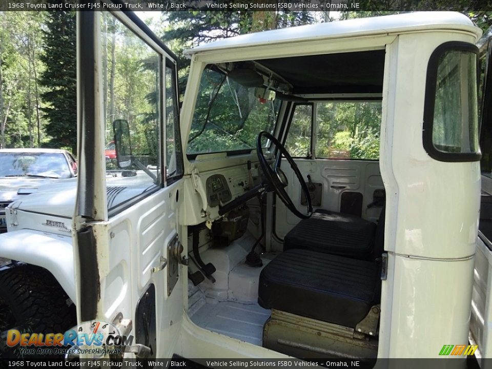 Black Interior - 1968 Toyota Land Cruiser FJ45 Pickup Truck Photo #10