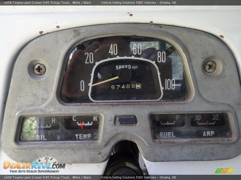 1968 Toyota Land Cruiser FJ45 Pickup Truck Gauges Photo #15