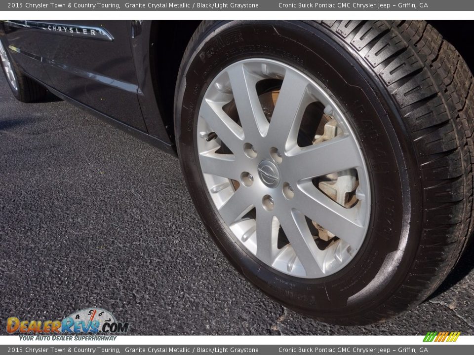2015 Chrysler Town & Country Touring Granite Crystal Metallic / Black/Light Graystone Photo #21