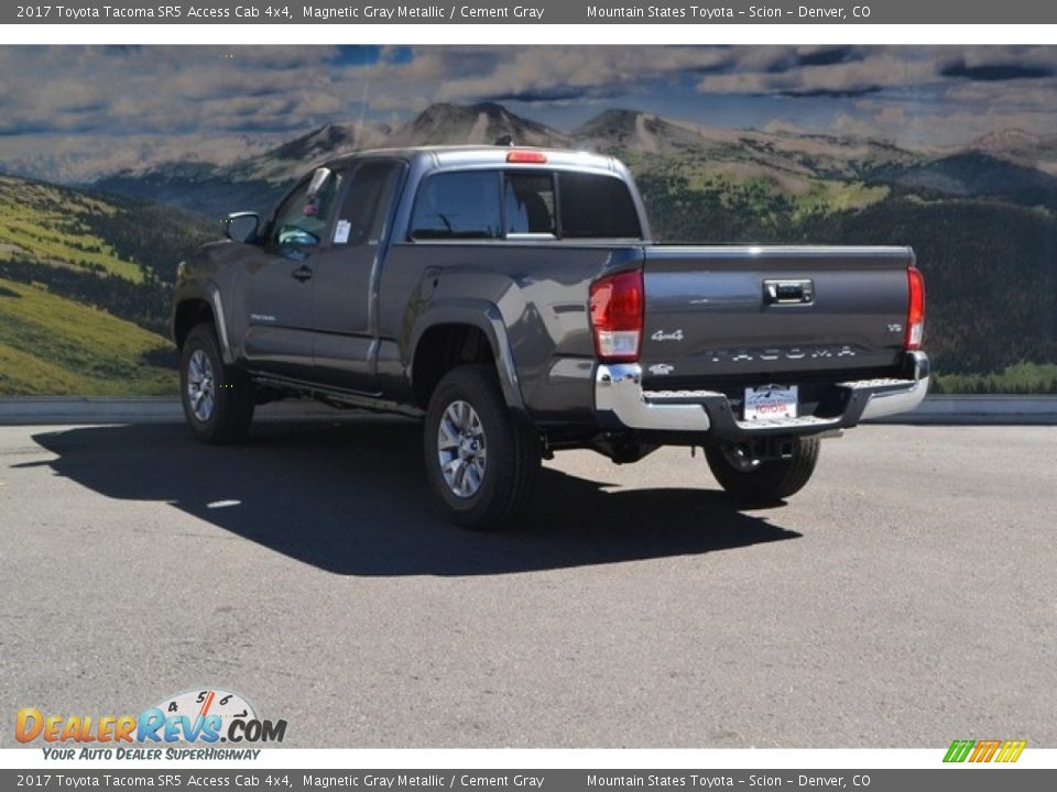 2017 Toyota Tacoma SR5 Access Cab 4x4 Magnetic Gray Metallic / Cement Gray Photo #3