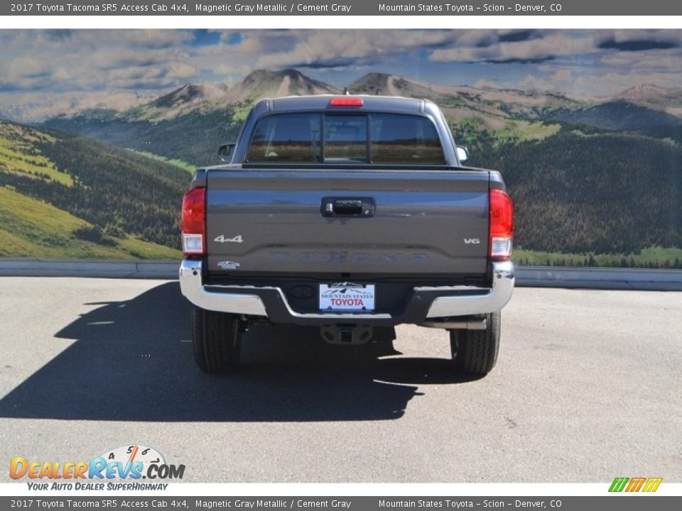 2017 Toyota Tacoma SR5 Access Cab 4x4 Magnetic Gray Metallic / Cement Gray Photo #4