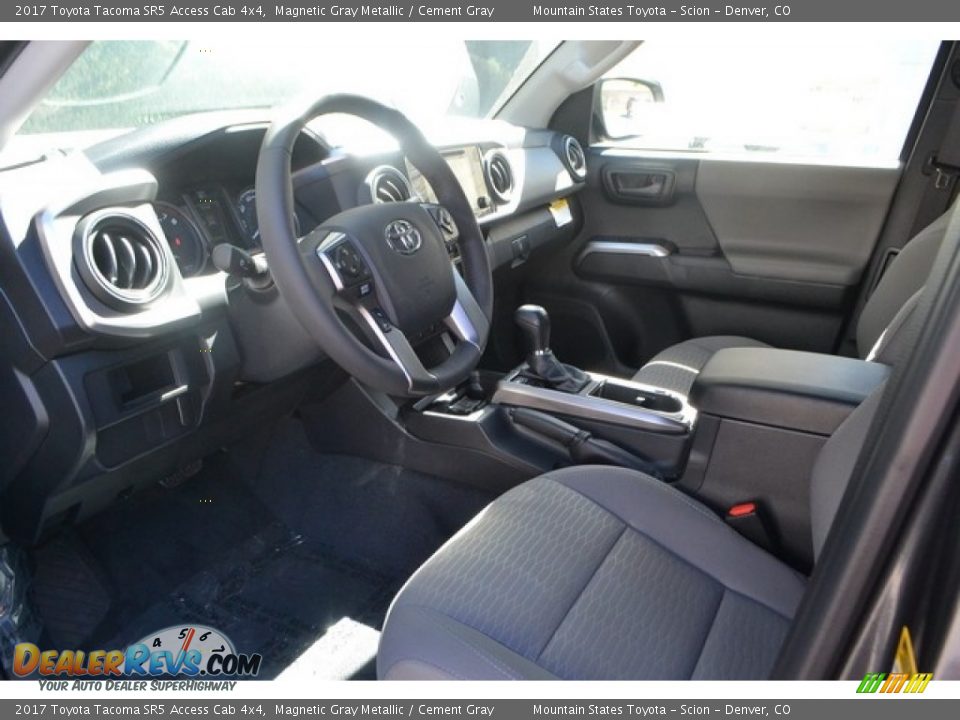 2017 Toyota Tacoma SR5 Access Cab 4x4 Magnetic Gray Metallic / Cement Gray Photo #5