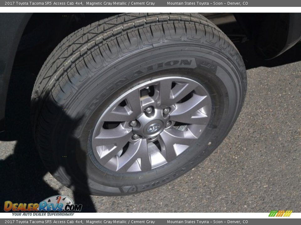 2017 Toyota Tacoma SR5 Access Cab 4x4 Magnetic Gray Metallic / Cement Gray Photo #9