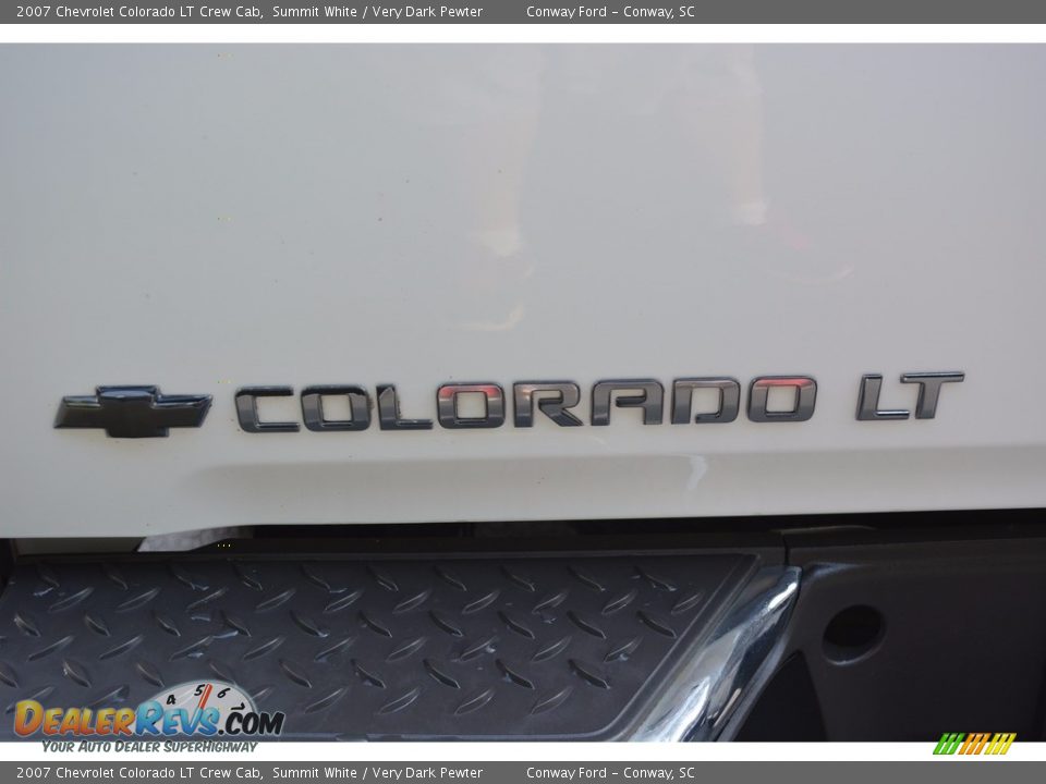 2007 Chevrolet Colorado LT Crew Cab Summit White / Very Dark Pewter Photo #6
