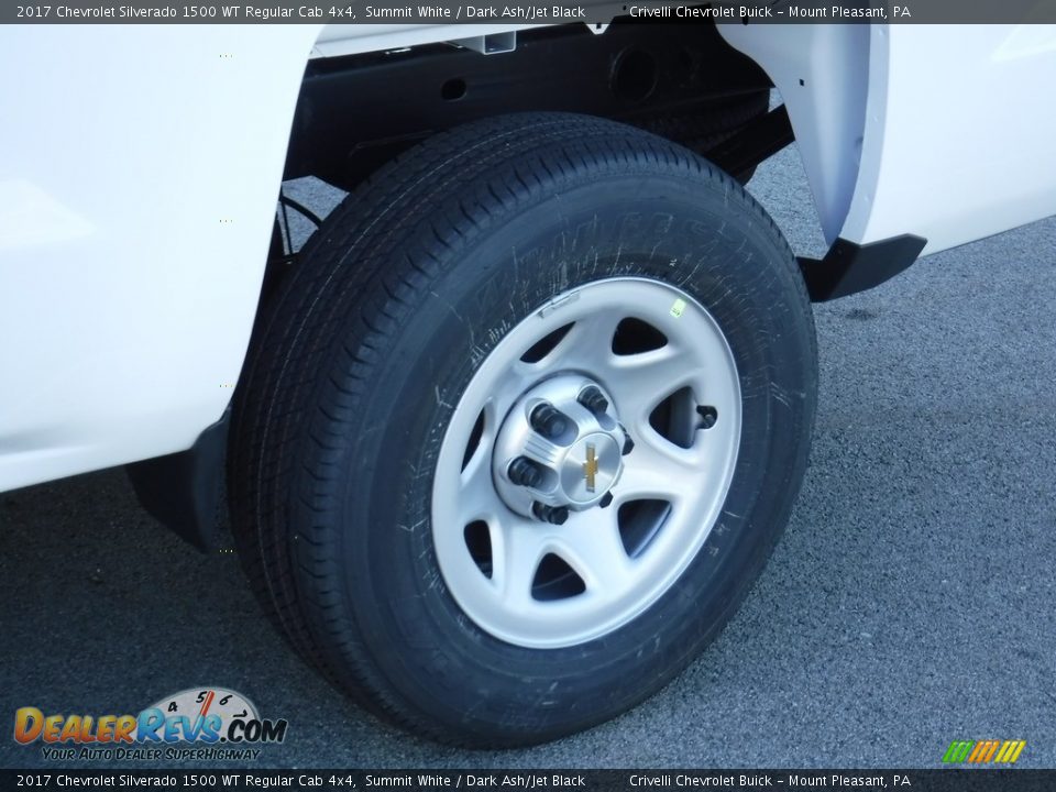 2017 Chevrolet Silverado 1500 WT Regular Cab 4x4 Summit White / Dark Ash/Jet Black Photo #3