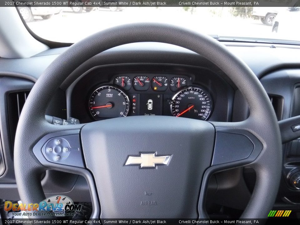 2017 Chevrolet Silverado 1500 WT Regular Cab 4x4 Summit White / Dark Ash/Jet Black Photo #14