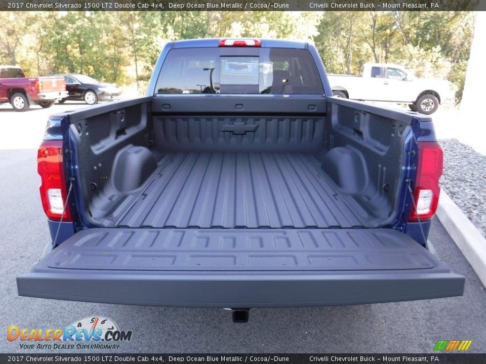 2017 Chevrolet Silverado 1500 LTZ Double Cab 4x4 Deep Ocean Blue Metallic / Cocoa/­Dune Photo #9