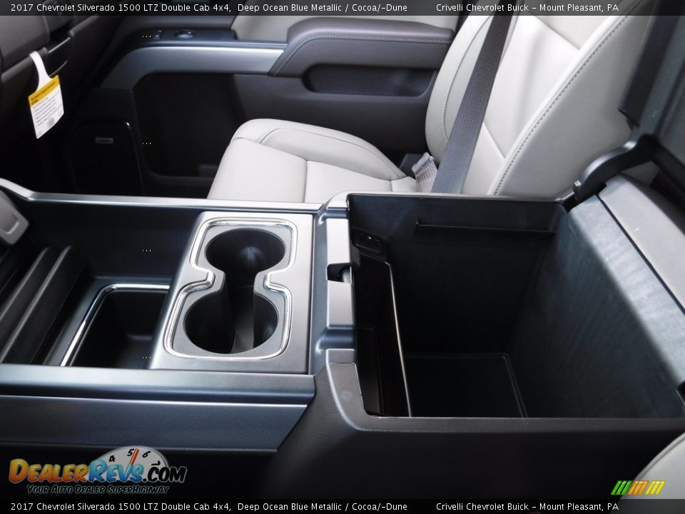 2017 Chevrolet Silverado 1500 LTZ Double Cab 4x4 Deep Ocean Blue Metallic / Cocoa/­Dune Photo #20