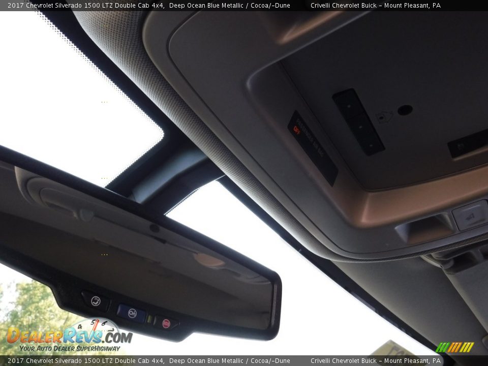 2017 Chevrolet Silverado 1500 LTZ Double Cab 4x4 Deep Ocean Blue Metallic / Cocoa/­Dune Photo #21