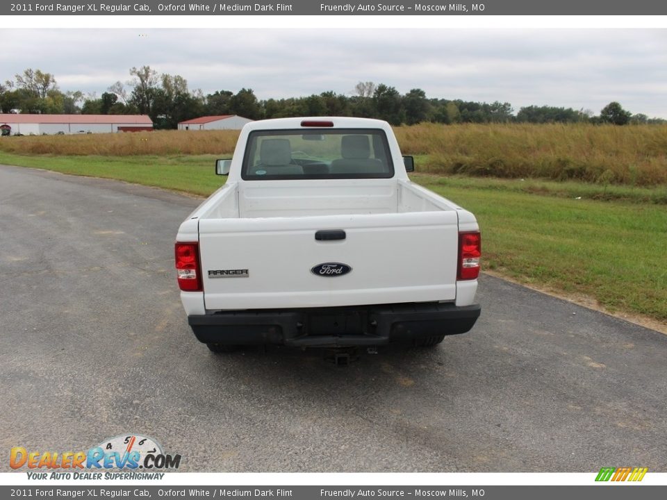 2011 Ford Ranger XL Regular Cab Oxford White / Medium Dark Flint Photo #10