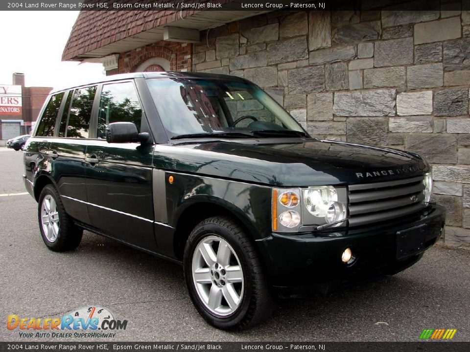 2004 Land Rover Range Rover HSE Epsom Green Metallic / Sand/Jet Black Photo #2