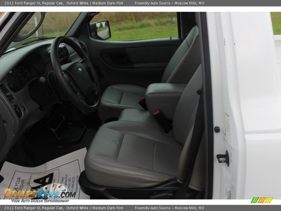 2011 Ford Ranger XL Regular Cab Oxford White / Medium Dark Flint Photo #25