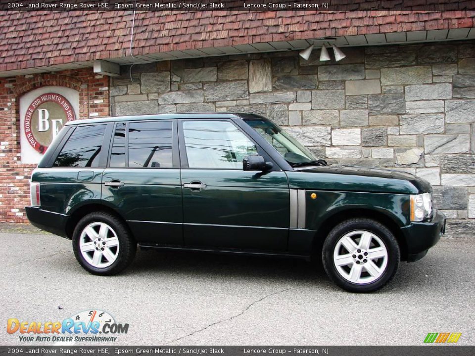 2004 Land Rover Range Rover HSE Epsom Green Metallic / Sand/Jet Black Photo #3