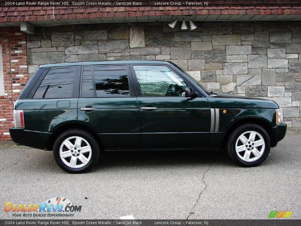 2004 Land Rover Range Rover HSE Epsom Green Metallic / Sand/Jet Black Photo #4