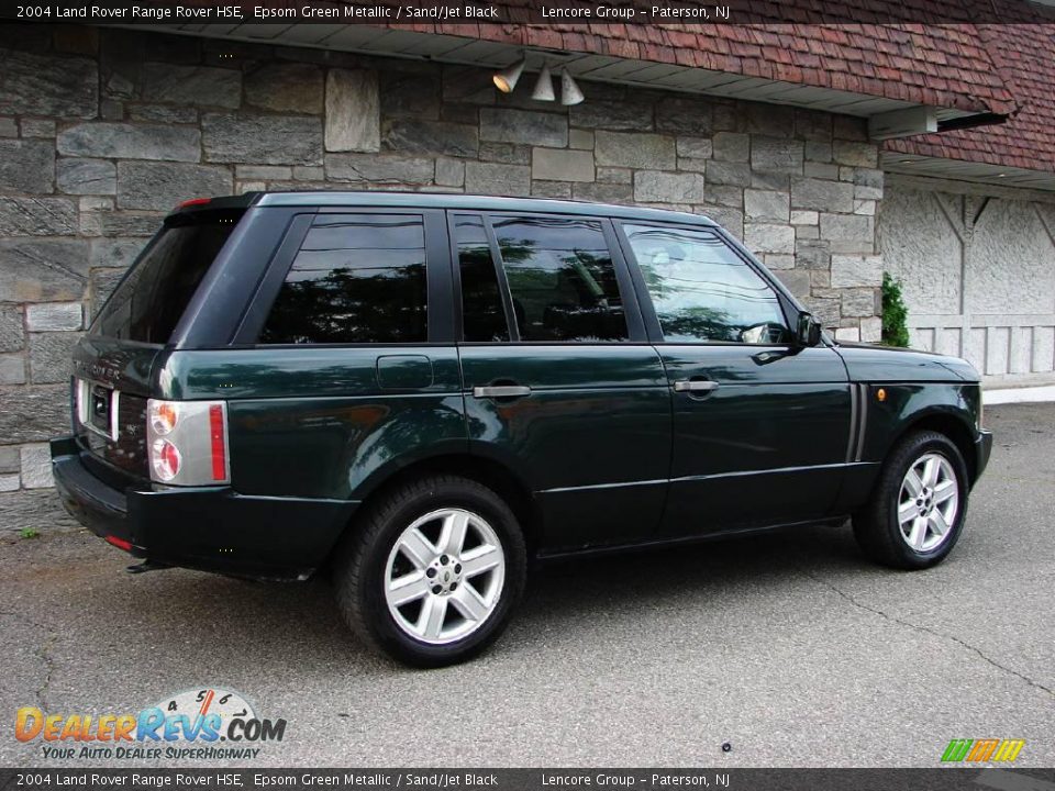 2004 Land Rover Range Rover HSE Epsom Green Metallic / Sand/Jet Black Photo #5