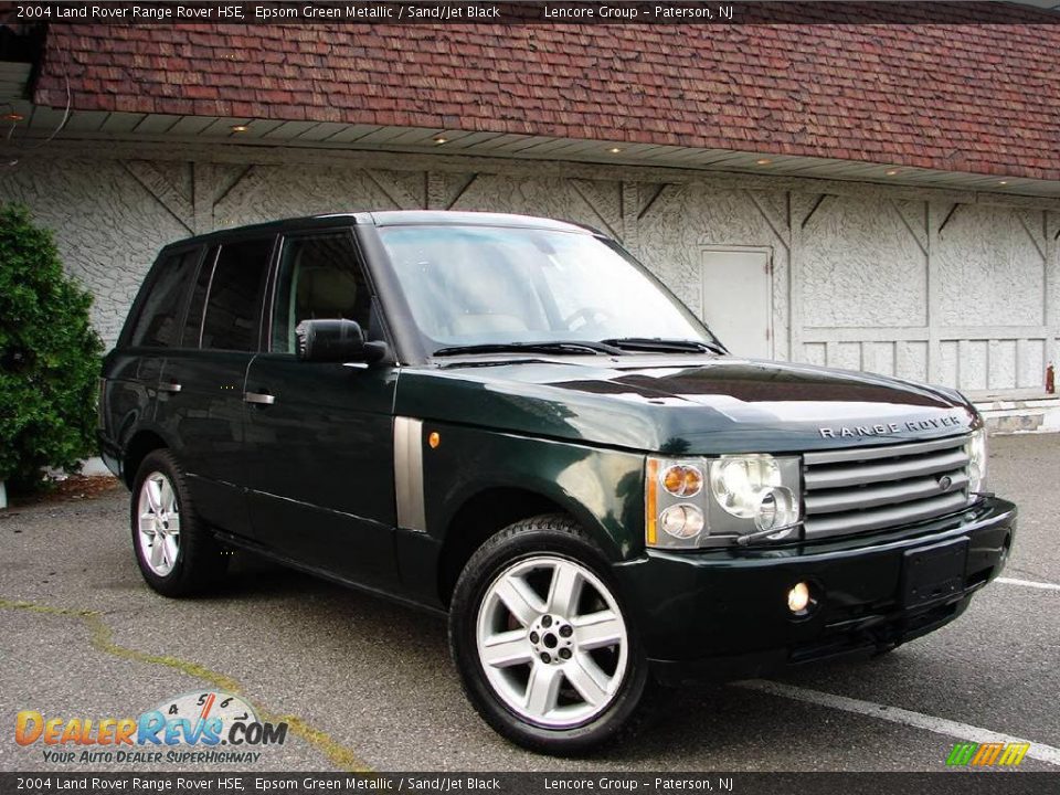 2004 Land Rover Range Rover HSE Epsom Green Metallic / Sand/Jet Black Photo #8