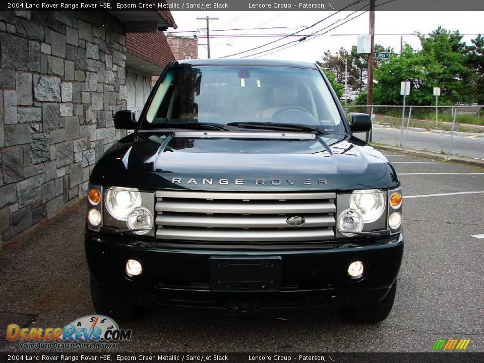 2004 Land Rover Range Rover HSE Epsom Green Metallic / Sand/Jet Black Photo #9