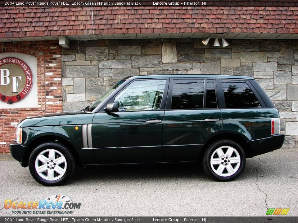 2004 Land Rover Range Rover HSE Epsom Green Metallic / Sand/Jet Black Photo #11