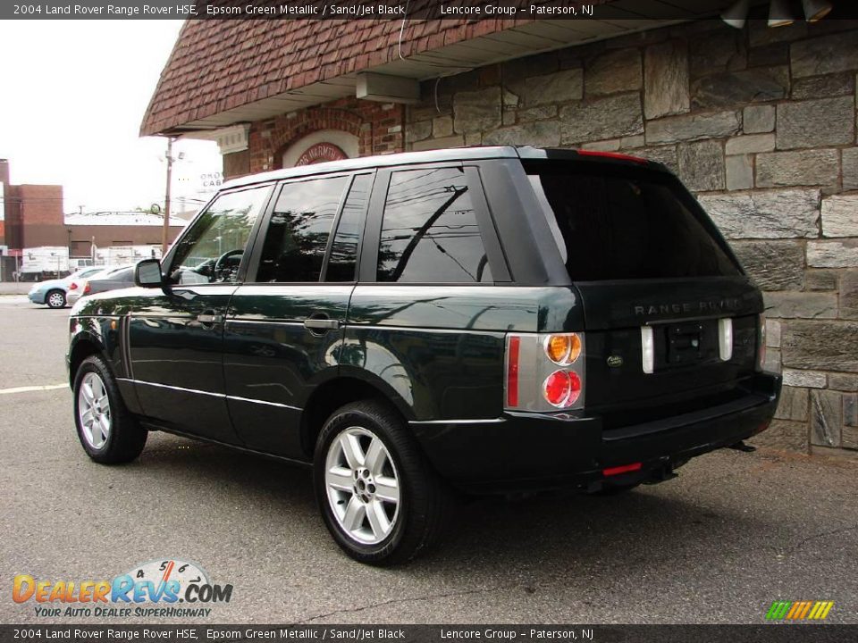 2004 Land Rover Range Rover HSE Epsom Green Metallic / Sand/Jet Black Photo #12