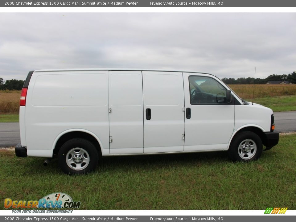 2008 Chevrolet Express 1500 Cargo Van Summit White / Medium Pewter Photo #3