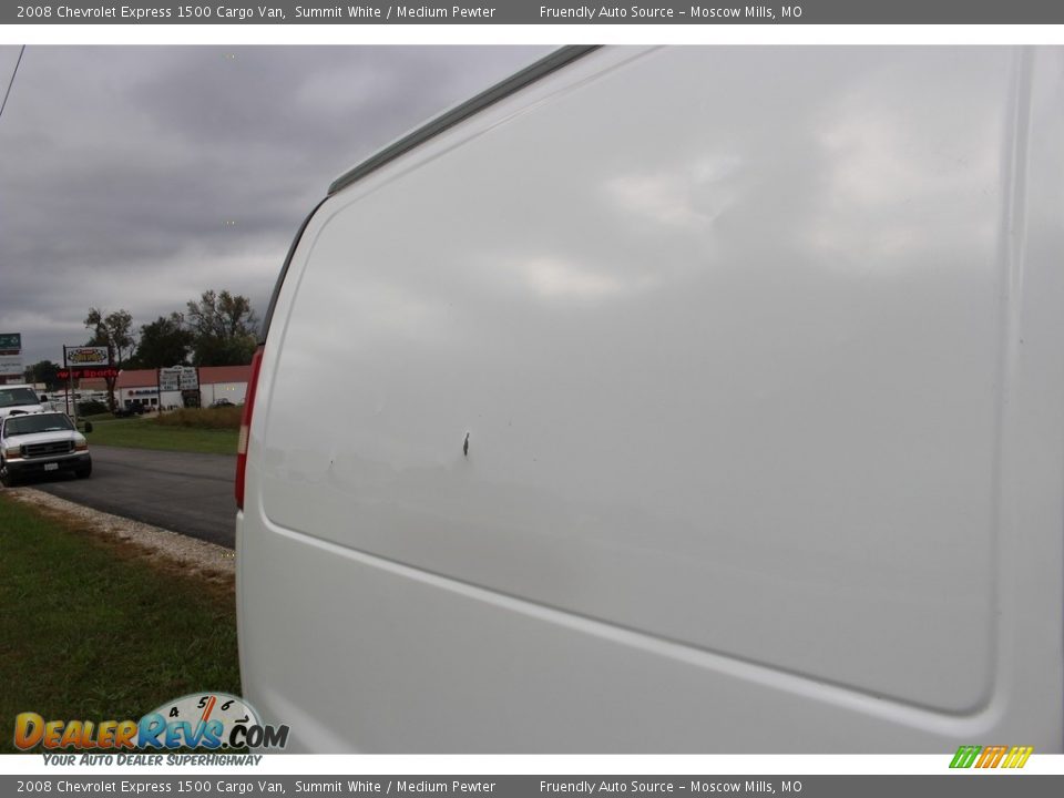 2008 Chevrolet Express 1500 Cargo Van Summit White / Medium Pewter Photo #24