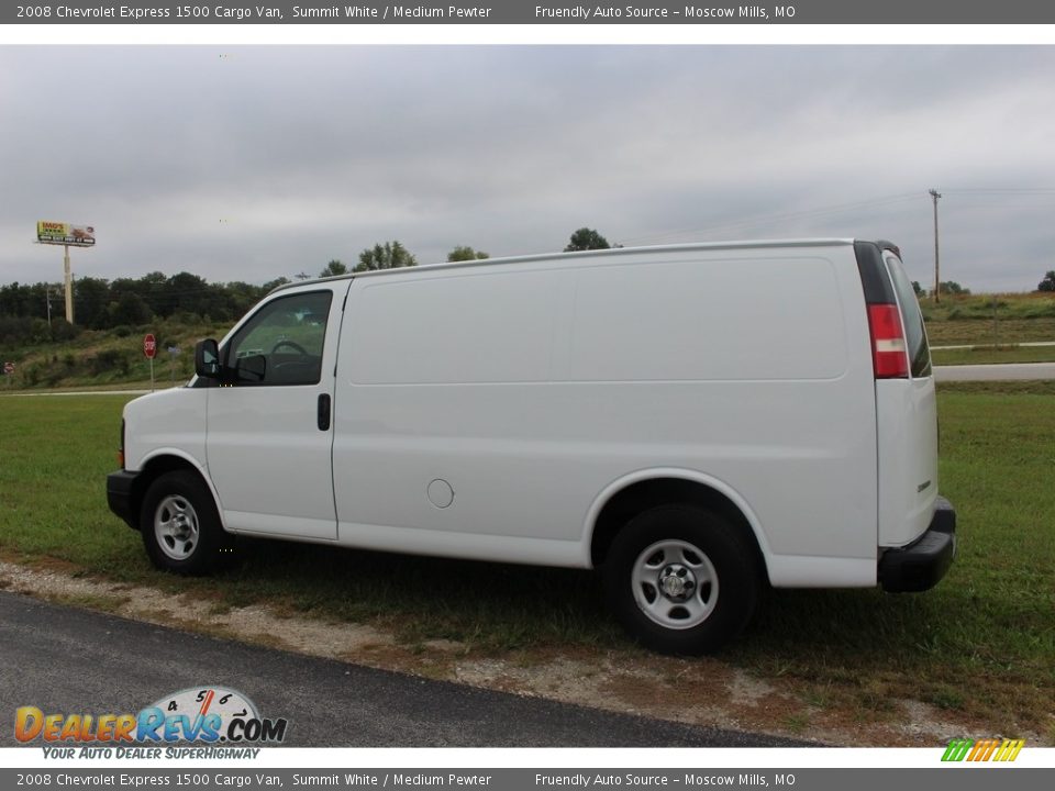 2008 Chevrolet Express 1500 Cargo Van Summit White / Medium Pewter Photo #33