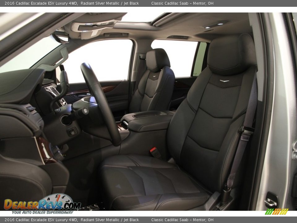 2016 Cadillac Escalade ESV Luxury 4WD Radiant Silver Metallic / Jet Black Photo #5