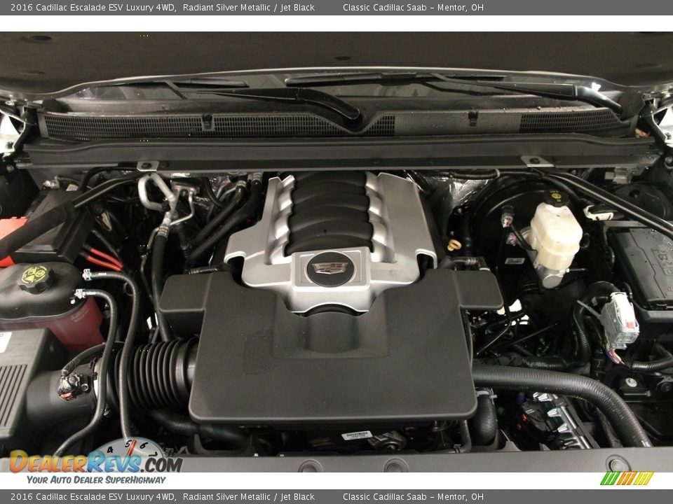 2016 Cadillac Escalade ESV Luxury 4WD Radiant Silver Metallic / Jet Black Photo #18