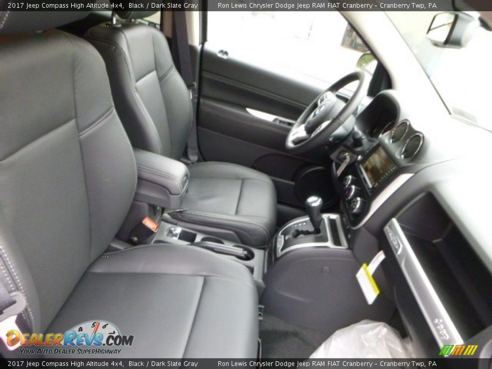 Front Seat of 2017 Jeep Compass High Altitude 4x4 Photo #9