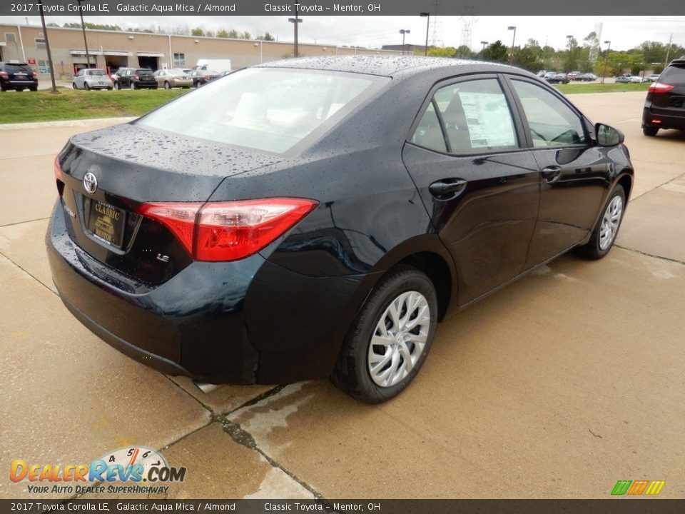 2017 Toyota Corolla LE Galactic Aqua Mica / Almond Photo #2