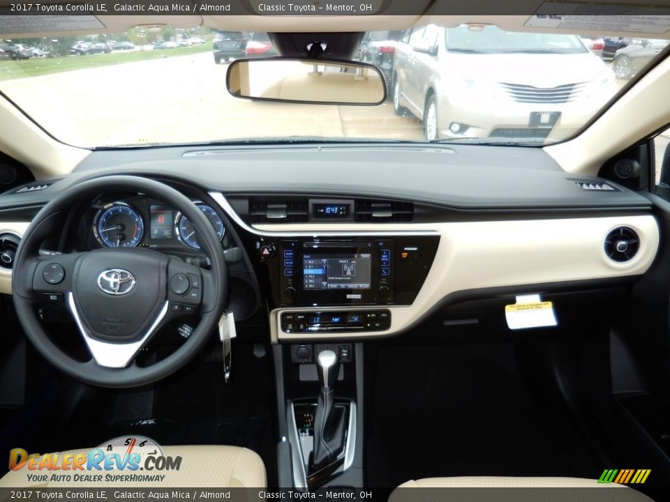 2017 Toyota Corolla LE Galactic Aqua Mica / Almond Photo #4