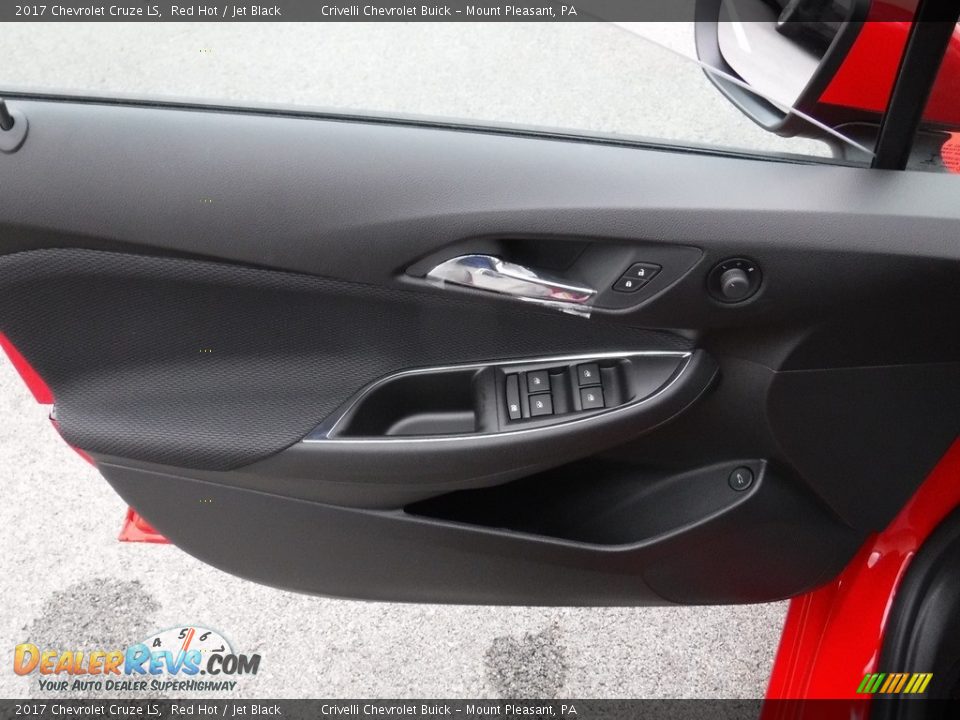 2017 Chevrolet Cruze LS Red Hot / Jet Black Photo #8