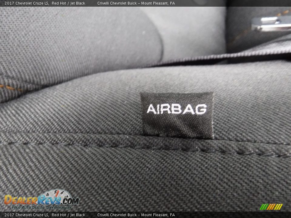 2017 Chevrolet Cruze LS Red Hot / Jet Black Photo #11