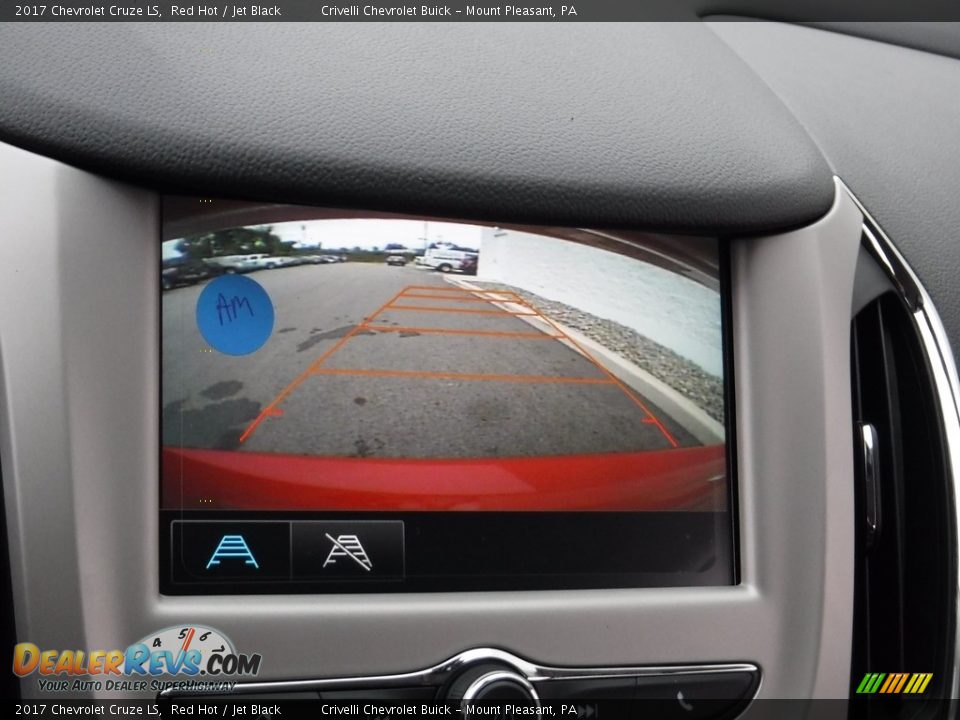 2017 Chevrolet Cruze LS Red Hot / Jet Black Photo #13