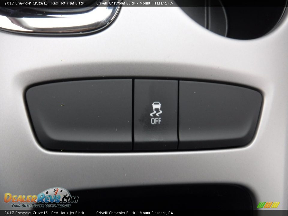 2017 Chevrolet Cruze LS Red Hot / Jet Black Photo #16
