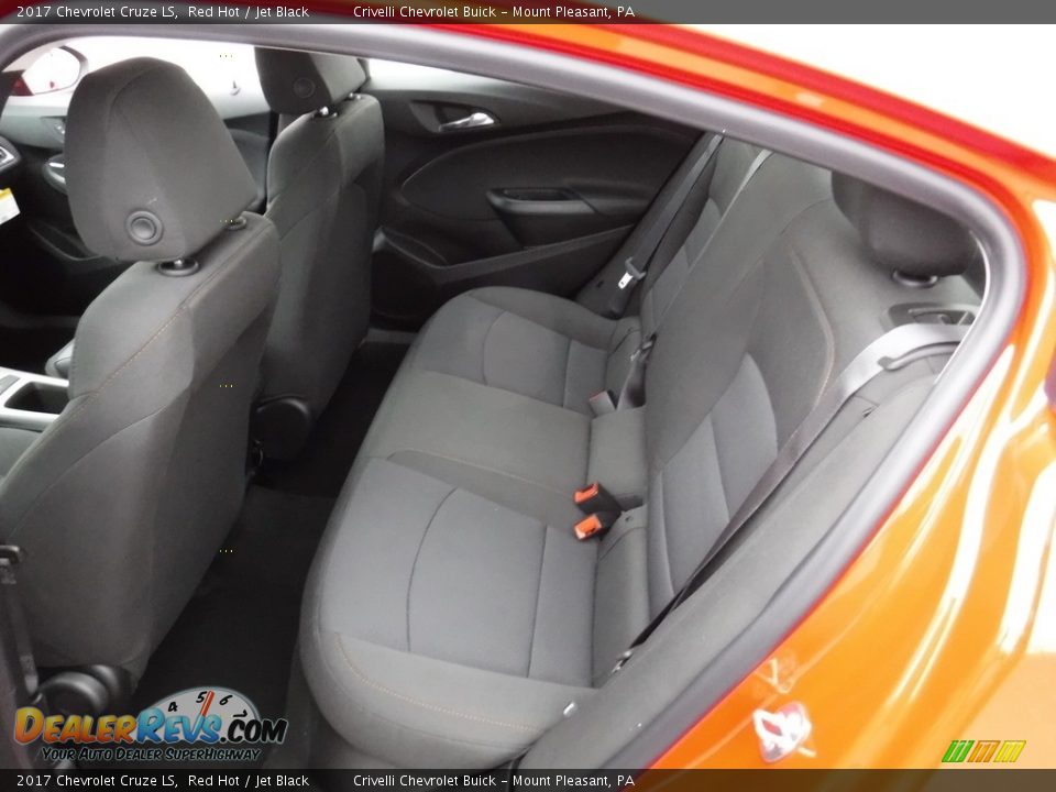 2017 Chevrolet Cruze LS Red Hot / Jet Black Photo #18