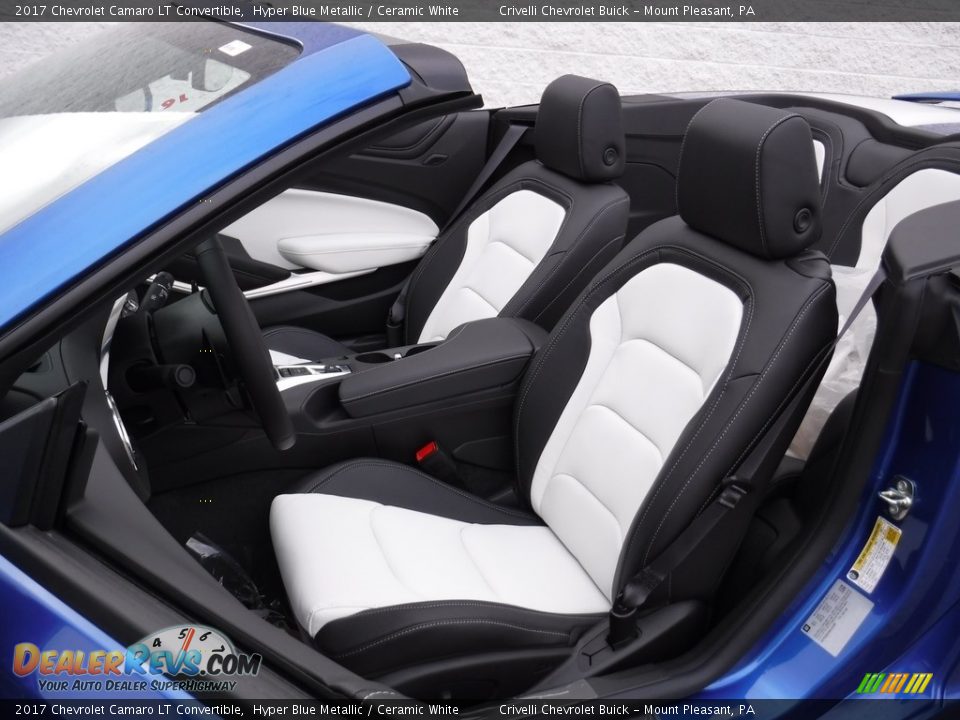 Front Seat of 2017 Chevrolet Camaro LT Convertible Photo #13
