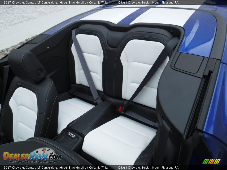 Rear Seat of 2017 Chevrolet Camaro LT Convertible Photo #32