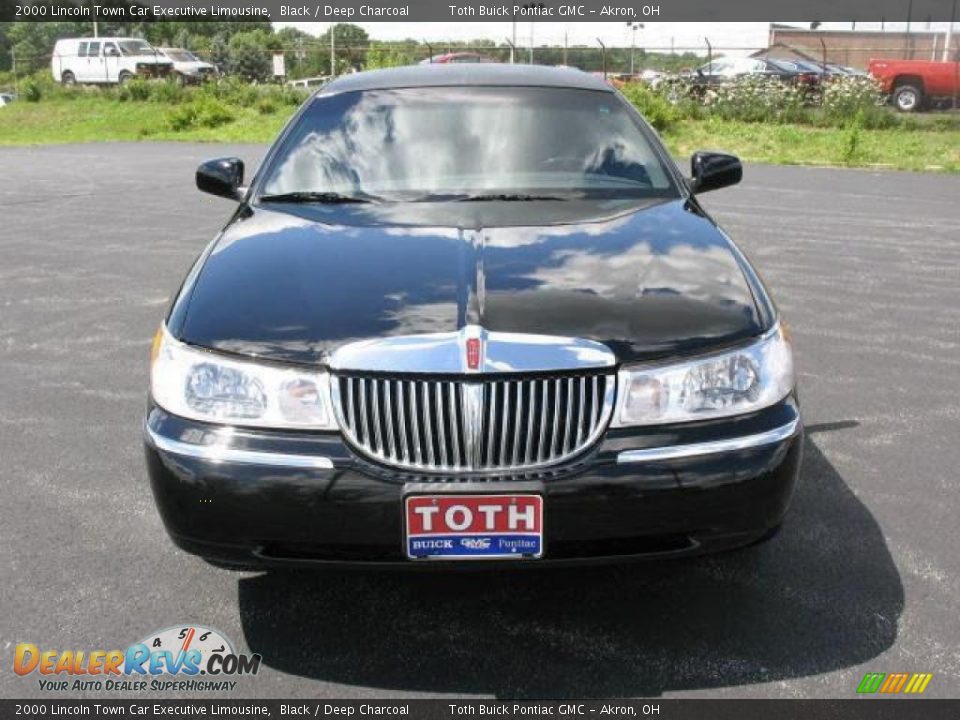 2000 Lincoln Town Car Executive Limousine Black / Deep Charcoal Photo #7