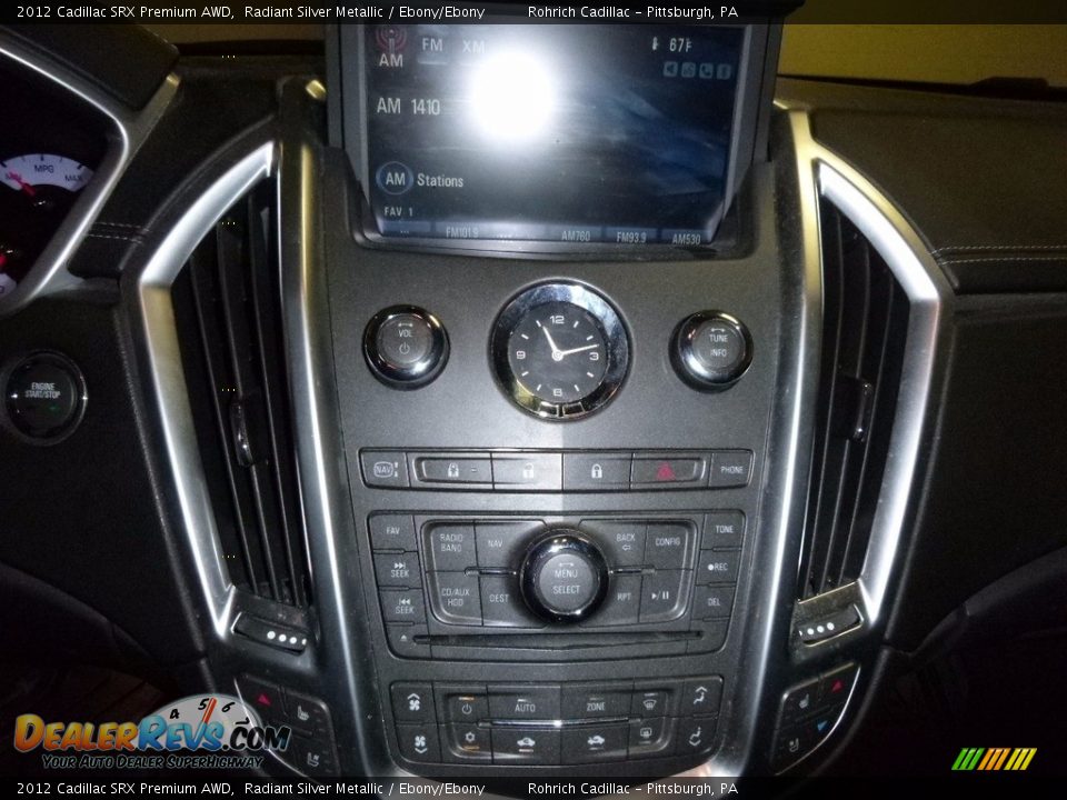 2012 Cadillac SRX Premium AWD Radiant Silver Metallic / Ebony/Ebony Photo #5