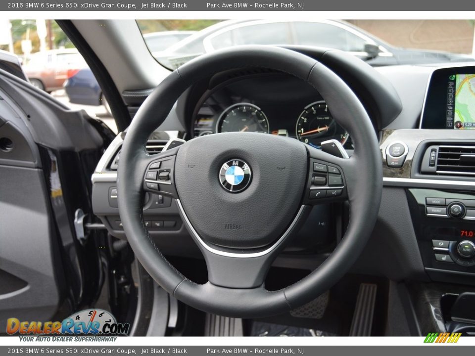 2016 BMW 6 Series 650i xDrive Gran Coupe Jet Black / Black Photo #18