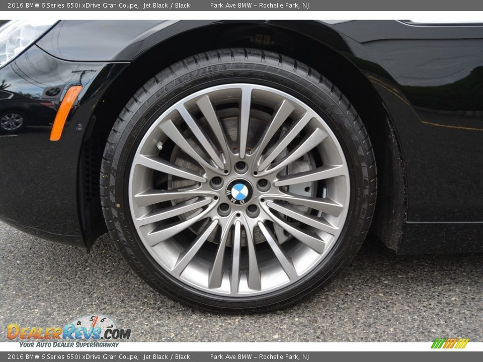 2016 BMW 6 Series 650i xDrive Gran Coupe Jet Black / Black Photo #32