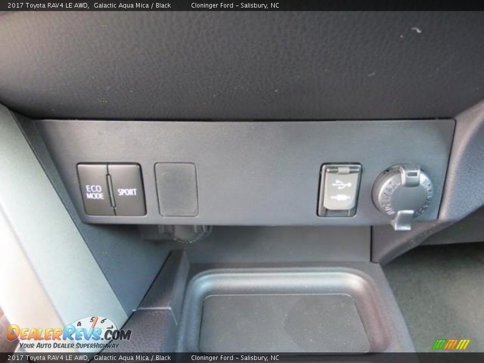 2017 Toyota RAV4 LE AWD Galactic Aqua Mica / Black Photo #19