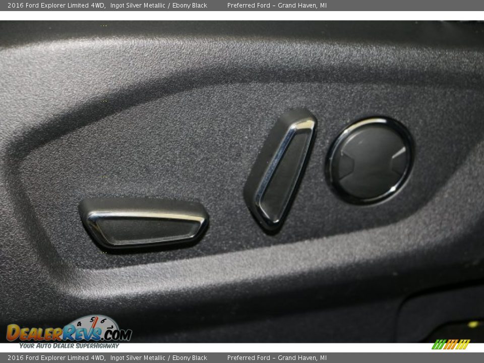 2016 Ford Explorer Limited 4WD Ingot Silver Metallic / Ebony Black Photo #6