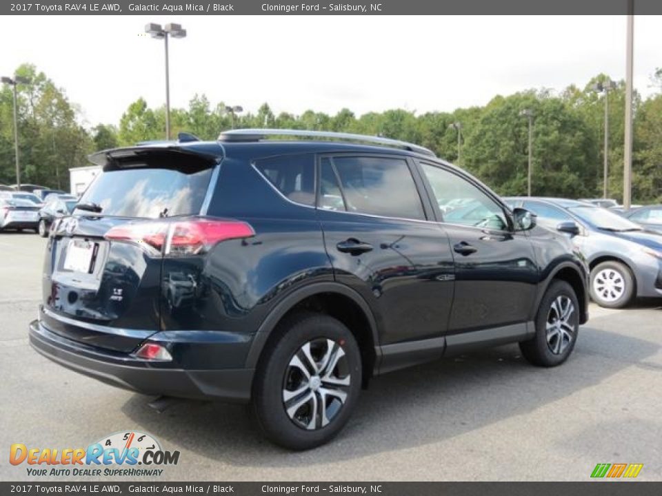 2017 Toyota RAV4 LE AWD Galactic Aqua Mica / Black Photo #24